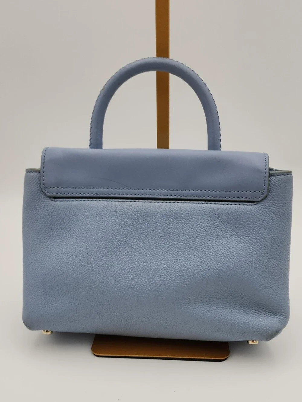 kate spade Powder Blue Pearl-Embellished Leather Satchel